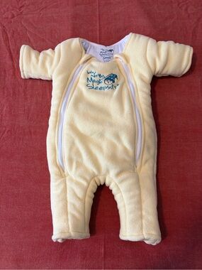 Baby Merlin Magic Sleepsuit Fleece Sleep Sack - Pale Yellow (Small)